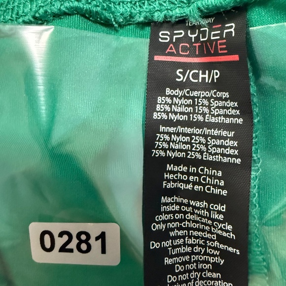 Spyder Active Women's Green Running Shorts Size S - Picture 6 of 6